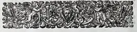 An illustration from Hippopronia : grundtlicher vnnd eigentlicher Bericht inn zwey Bücher verfasset : erstlichen, von Art vnd Eygenschafft der Pferde, wie die auff allerhand vnd vilfaltige Manieren vnd Weisen zu zeumen vnnd abzurichten : mit darzu gehöriger Mundstucken vnd Stangen, vff vnd Abrisse vnd andern künstlichen Figurẽ vorgebildt : so dann fürs ander von derselben Zufäll vnnd Kranckheiten, auch bewehrter Mittel, Curation vnd heilsamen Artzneyen gegründte Beschreibung : alles durch langwirige Erfahrung ... zusam̃en gebracht, vnd ... vor Jaren in Truck verfertigt (1599)