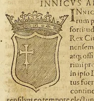 An illustration from Hispaniae illustratæ seu Rerum vrbiumq. Hispaniæ, Lusitaniæ, Æthiopiæ et Indiæ scriptores varii. : Partim editi nunc primum, partim aucti atque emendati. : Quorum seriem sequens post præfationem pagina exhibet. : Tomis aliquot diuisi. (1603)