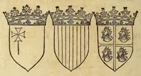 An illustration from Hispaniae illustratæ seu Rerum vrbiumq. Hispaniæ, Lusitaniæ, Æthiopiæ et Indiæ scriptores varii. : Partim editi nunc primum, partim aucti atque emendati. : Quorum seriem sequens post præfationem pagina exhibet. : Tomis aliquot diuisi. (1603)