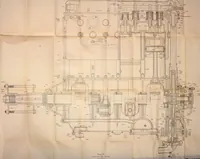 An illustration from Hispano-Suiza aeronautical engines, Birkigt patents. Instruction book, September, 1918, series no. 6H (1918)