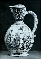 An illustration from A history and description of the old French faïence, with an account of the revival of faïence painting in France (1903)