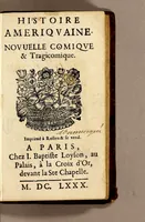 An illustration from Histoire Ameriquaine. : nouvelle comique & tragicomique (1680)