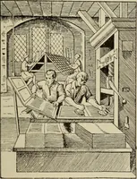 An illustration from Histoire économique de l'imprimerie (1905)
