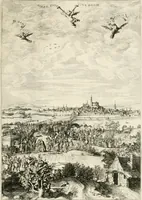 An illustration from Histoire curieuse de tout ce qui c'est passé a l'entree de la reyne mere du roy treschrestien dans les villes des Pays Bas; (1632)