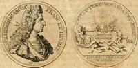 An illustration from Histoire de Guillaume III., roy d'Angleterre, d'Ecosse, de France, et d'Irlande, prince d'Orange, &c.; contenant ses actions les plus memorables, depuis sa naissance jusques à son elevation sur le trône, & ce qui s'est passé dupuis jusques à l'entiere reduction du royaume d'Irlande (1692)