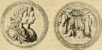 An illustration from Histoire de Guillaume III., roy d'Angleterre, d'Ecosse, de France, et d'Irlande, prince d'Orange, &c.; contenant ses actions les plus memorables, depuis sa naissance jusques à son elevation sur le trône, & ce qui s'est passé dupuis jusques à l'entiere reduction du royaume d'Irlande (1692)