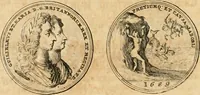 An illustration from Histoire de Guillaume III., roy d'Angleterre, d'Ecosse, de France, et d'Irlande, prince d'Orange, &c.; contenant ses actions les plus memorables, depuis sa naissance jusques à son elevation sur le trône, & ce qui s'est passé dupuis jusques à l'entiere reduction du royaume d'Irlande (1692)