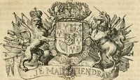 An illustration from Histoire de Guillaume III., roy d'Angleterre, d'Ecosse, de France, et d'Irlande, prince d'Orange, &c.; contenant ses actions les plus memorables, depuis sa naissance jusques à son elevation sur le trône, & ce qui s'est passé dupuis jusques à l'entiere reduction du royaume d'Irlande (1692)