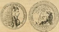 An illustration from Histoire de Guillaume III., roy d'Angleterre, d'Ecosse, de France, et d'Irlande, prince d'Orange, &c.; contenant ses actions les plus memorables, depuis sa naissance jusques à son elevation sur le trône, & ce qui s'est passé dupuis jusques à l'entiere reduction du royaume d'Irlande (1692)