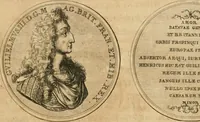 An illustration from Histoire de Guillaume III., roy d'Angleterre, d'Ecosse, de France, et d'Irlande, prince d'Orange, &c.; contenant ses actions les plus memorables, depuis sa naissance jusques à son elevation sur le trône, & ce qui s'est passé dupuis jusques à l'entiere reduction du royaume d'Irlande (1692)