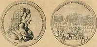 An illustration from Histoire de Guillaume III., roy d'Angleterre, d'Ecosse, de France, et d'Irlande, prince d'Orange, &c.; contenant ses actions les plus memorables, depuis sa naissance jusques à son elevation sur le trône, & ce qui s'est passé dupuis jusques à l'entiere reduction du royaume d'Irlande (1692)