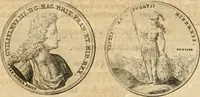 An illustration from Histoire de Guillaume III., roy d'Angleterre, d'Ecosse, de France, et d'Irlande, prince d'Orange, &c.; contenant ses actions les plus memorables, depuis sa naissance jusques à son elevation sur le trône, & ce qui s'est passé dupuis jusques à l'entiere reduction du royaume d'Irlande (1692)