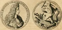 An illustration from Histoire de Guillaume III., roy d'Angleterre, d'Ecosse, de France, et d'Irlande, prince d'Orange, &c.; contenant ses actions les plus memorables, depuis sa naissance jusques à son elevation sur le trône, & ce qui s'est passé dupuis jusques à l'entiere reduction du royaume d'Irlande (1692)