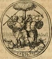 An illustration from Histoire de Guillaume III., roy d'Angleterre, d'Ecosse, de France, et d'Irlande, prince d'Orange, &c.; contenant ses actions les plus memorables, depuis sa naissance jusques à son elevation sur le trône, & ce qui s'est passé dupuis jusques à l'entiere reduction du royaume d'Irlande (1692)