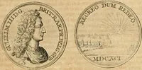 An illustration from Histoire de Guillaume III., roy d'Angleterre, d'Ecosse, de France, et d'Irlande, prince d'Orange, &c.; contenant ses actions les plus memorables, depuis sa naissance jusques à son elevation sur le trône, & ce qui s'est passé dupuis jusques à l'entiere reduction du royaume d'Irlande (1692)