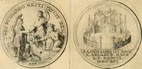 An illustration from Histoire de Guillaume III., roy d'Angleterre, d'Ecosse, de France, et d'Irlande, prince d'Orange, &c.; contenant ses actions les plus memorables, depuis sa naissance jusques à son elevation sur le trône, & ce qui s'est passé dupuis jusques à l'entiere reduction du royaume d'Irlande (1692)