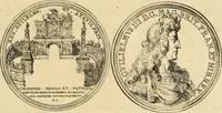 An illustration from Histoire de Guillaume III., roy d'Angleterre, d'Ecosse, de France, et d'Irlande, prince d'Orange, &c.; contenant ses actions les plus memorables, depuis sa naissance jusques à son elevation sur le trône, & ce qui s'est passé dupuis jusques à l'entiere reduction du royaume d'Irlande (1692)