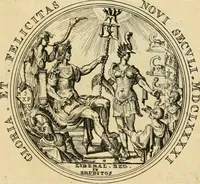 An illustration from Histoire de Guillaume III., roy d'Angleterre, d'Ecosse, de France, et d'Irlande, prince d'Orange, &c.; contenant ses actions les plus memorables, depuis sa naissance jusques à son elevation sur le trône, & ce qui s'est passé dupuis jusques à l'entiere reduction du royaume d'Irlande (1692)