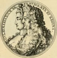 An illustration from Histoire de Guillaume III., roy d'Angleterre, d'Ecosse, de France, et d'Irlande, prince d'Orange, &c.; contenant ses actions les plus memorables, depuis sa naissance jusques à son elevation sur le trône, & ce qui s'est passé dupuis jusques à l'entiere reduction du royaume d'Irlande (1692)