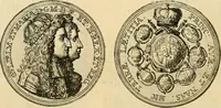 An illustration from Histoire de Guillaume III., roy d'Angleterre, d'Ecosse, de France, et d'Irlande, prince d'Orange, &c.; contenant ses actions les plus memorables, depuis sa naissance jusques à son elevation sur le trône, & ce qui s'est passé dupuis jusques à l'entiere reduction du royaume d'Irlande (1692)