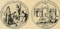 An illustration from Histoire de Guillaume III., roy d'Angleterre, d'Ecosse, de France, et d'Irlande, prince d'Orange, &c.; contenant ses actions les plus memorables, depuis sa naissance jusques à son elevation sur le trône, & ce qui s'est passé dupuis jusques à l'entiere reduction du royaume d'Irlande (1692)
