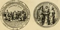 An illustration from Histoire de Guillaume III., roy d'Angleterre, d'Ecosse, de France, et d'Irlande, prince d'Orange, &c.; contenant ses actions les plus memorables, depuis sa naissance jusques à son elevation sur le trône, & ce qui s'est passé dupuis jusques à l'entiere reduction du royaume d'Irlande (1692)
