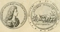 An illustration from Histoire de Guillaume III., roy d'Angleterre, d'Ecosse, de France, et d'Irlande, prince d'Orange, &c.; contenant ses actions les plus memorables, depuis sa naissance jusques à son elevation sur le trône, & ce qui s'est passé dupuis jusques à l'entiere reduction du royaume d'Irlande (1692)