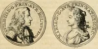 An illustration from Histoire de Guillaume III., roy d'Angleterre, d'Ecosse, de France, et d'Irlande, prince d'Orange, &c.; contenant ses actions les plus memorables, depuis sa naissance jusques à son elevation sur le trône, & ce qui s'est passé dupuis jusques à l'entiere reduction du royaume d'Irlande (1692)
