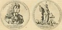 An illustration from Histoire de Guillaume III., roy d'Angleterre, d'Ecosse, de France, et d'Irlande, prince d'Orange, &c.; contenant ses actions les plus memorables, depuis sa naissance jusques à son elevation sur le trône, & ce qui s'est passé dupuis jusques à l'entiere reduction du royaume d'Irlande (1692)