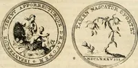 An illustration from Histoire de Guillaume III., roy d'Angleterre, d'Ecosse, de France, et d'Irlande, prince d'Orange, &c.; contenant ses actions les plus memorables, depuis sa naissance jusques à son elevation sur le trône, & ce qui s'est passé dupuis jusques à l'entiere reduction du royaume d'Irlande (1692)