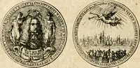 An illustration from Histoire de Guillaume III., roy d'Angleterre, d'Ecosse, de France, et d'Irlande, prince d'Orange, &c.; contenant ses actions les plus memorables, depuis sa naissance jusques à son elevation sur le trône, & ce qui s'est passé dupuis jusques à l'entiere reduction du royaume d'Irlande (1692)