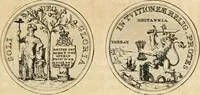 An illustration from Histoire de Guillaume III., roy d'Angleterre, d'Ecosse, de France, et d'Irlande, prince d'Orange, &c.; contenant ses actions les plus memorables, depuis sa naissance jusques à son elevation sur le trône, & ce qui s'est passé dupuis jusques à l'entiere reduction du royaume d'Irlande (1692)