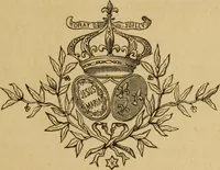 An illustration from Histoire de l'abbaye et du collège de Juilly depuis leurs origines jusqu'a nos jours : ornée d'une vue de la façade intérieure du collège et des portraits du cardinal de Bérulle, instituteur de l'Oratoire et du P. de Condren, fondateur du collège (1888)