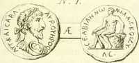 An illustration from Histoire de l'Académie royale des inscriptions et belles lettres, depuis son establissement jusqu'à présent : Avec les Mémoires de littérature tirez des registres de cette Académie depuis son renouvellement jusqu'en 1710 (1736)