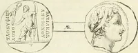 An illustration from Histoire de l'Académie royale des inscriptions et belles lettres, depuis son establissement jusqu'à présent : Avec les Mémoires de littérature tirez des registres de cette Académie depuis son renouvellement jusqu'en 1710 (1736)