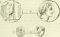 An illustration from Histoire de l'Académie royale des inscriptions et belles lettres, depuis son establissement jusqu'à présent : Avec les Mémoires de littérature tirez des registres de cette Académie depuis son renouvellement jusqu'en 1710 (1736)