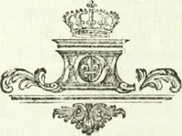 An illustration from Histoire de l'Académie royale des inscriptions et belles lettres, depuis son establissement jusqu'à présent : Avec les Mémoires de littérature tirez des registres de cette Académie depuis son renouvellement jusqu'en 1710 (1736)