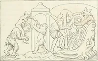 An illustration from Histoire de la caricature et du grotesque dans la littérature et dans l'art (1875)