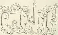 An illustration from Histoire de la caricature et du grotesque dans la littérature et dans l'art (1875)
