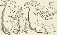 An illustration from Histoire de la caricature et du grotesque dans la littérature et dans l'art (1875)