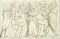 An illustration from Histoire de la caricature et du grotesque dans la littérature et dans l'art (1875)