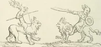 An illustration from Histoire de la caricature et du grotesque dans la littérature et dans l'art (1875)