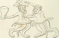 An illustration from Histoire de la caricature et du grotesque dans la littérature et dans l'art (1875)