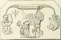 An illustration from Histoire de la caricature et du grotesque dans la littérature et dans l'art (1875)
