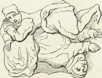An illustration from Histoire de la caricature et du grotesque dans la littérature et dans l'art (1875)