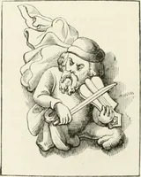 An illustration from Histoire de la caricature et du grotesque dans la littérature et dans l'art (1875)