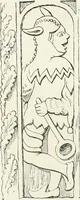 An illustration from Histoire de la caricature et du grotesque dans la littérature et dans l'art (1875)