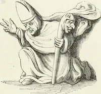An illustration from Histoire de la caricature et du grotesque dans la littérature et dans l'art (1875)