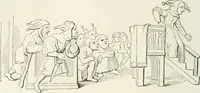 An illustration from Histoire de la caricature et du grotesque dans la littérature et dans l'art (1875)