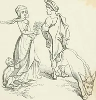 An illustration from Histoire de la caricature et du grotesque dans la littérature et dans l'art (1875)